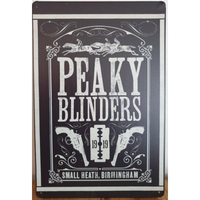 Peaky Blinders zwart reclamebord