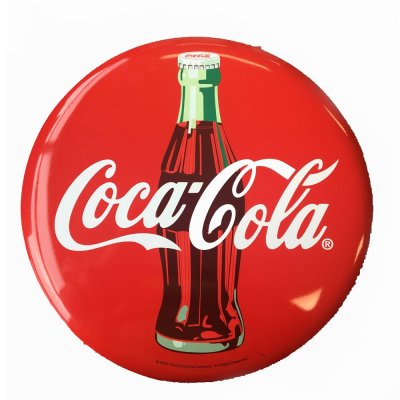 Coca-Cola reclamebord rond