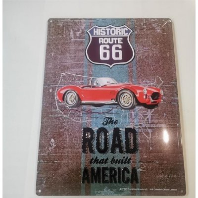 Route 66  AC Cobra reclamebord