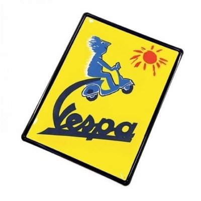 Vespa reclamebord