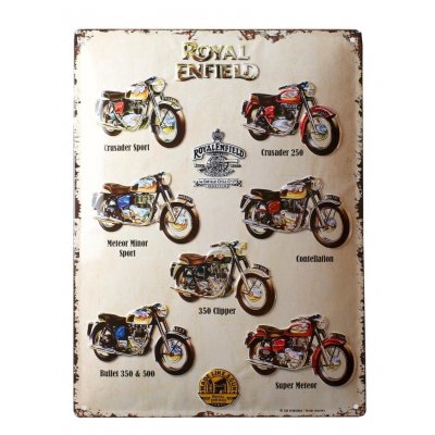 Royal enfield reclamebord