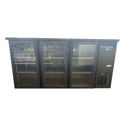 Beursmodel: Serrco SCL-222GMU 3 deurs glasdeur koeling