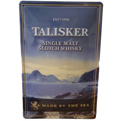 Talisker reclamebord