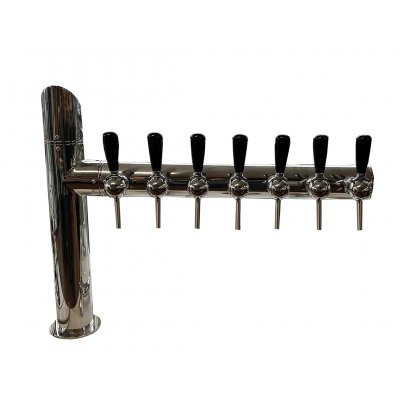 Showroommodel:  Tapzuil 7 kraans chrome