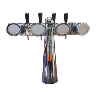 Occasion - Tapzuil totem 4 kraans ovale verlichting