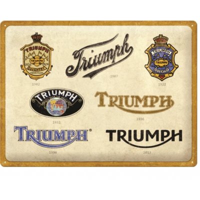 Triumph reclamebord