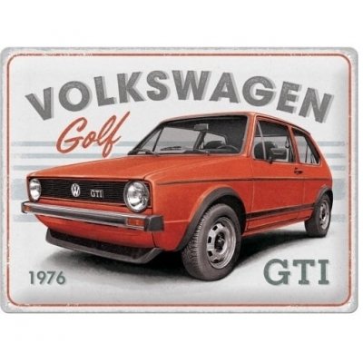 Volkswagen Golf GTI 1976 reclamebord
