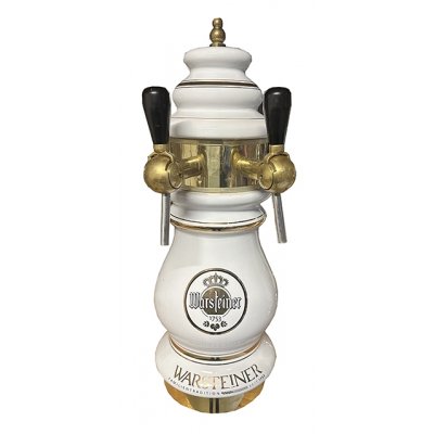 Occasion - Warsteiner porseleinen tapzuil 2 kraans