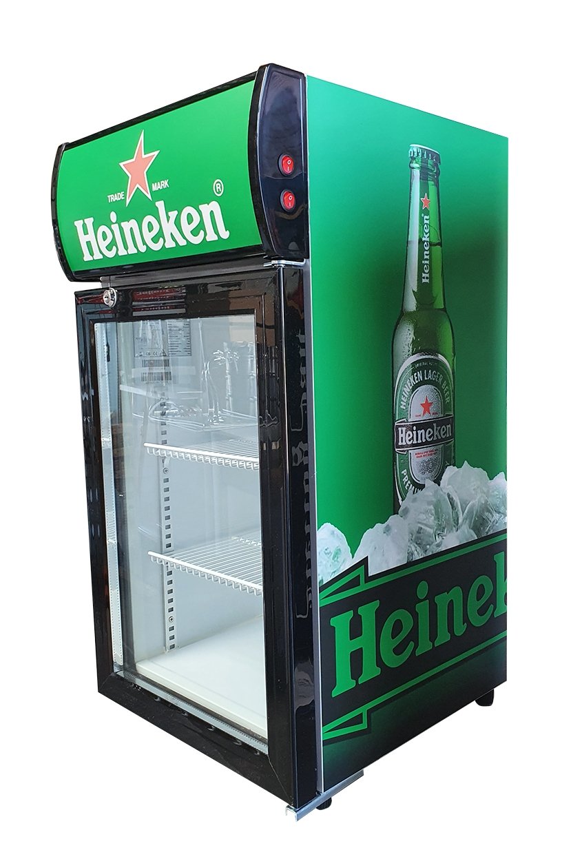Vervorming Ansichtkaart Specialiteit Showroommodel: Heineken 50 liter 1 deurs koelkast