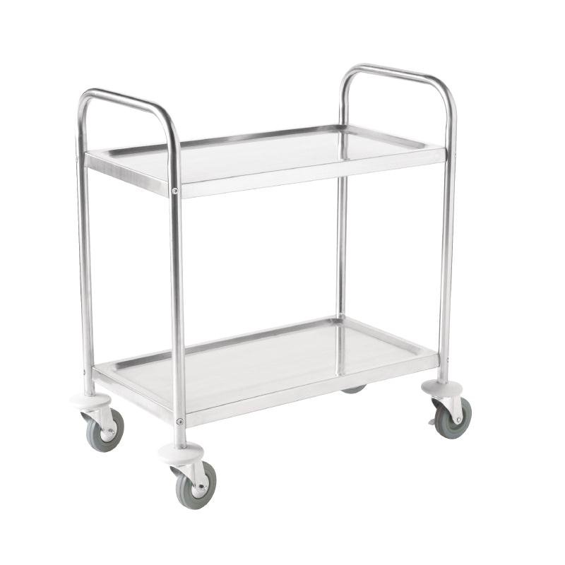 Manier halsband Pelgrim RVS Serveerwagen 2 bladen – Scherp geprijsd bij Horeca J&P