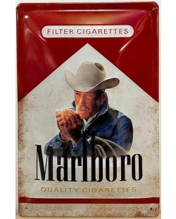 Marlboro cowboy reclamebord