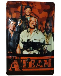 The A Team reclamebord