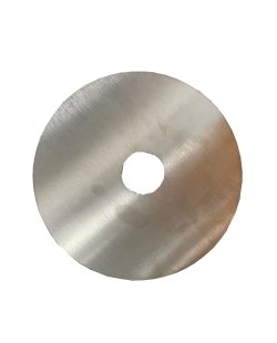 Afdekplaat rvs met 1 inch gat 