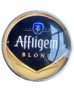 Occasion - Ronde taplens Affligem blond bol 69 mmø 