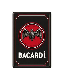 Bacardi - Logo Black 40x60 cm reclamebord