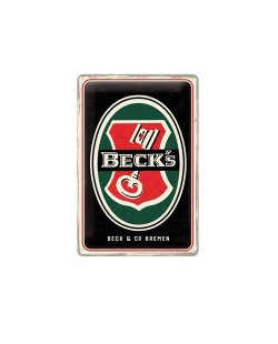 Beck's sleutel reclamebord relief