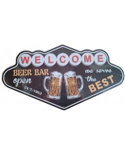 Beer bar reclamebord