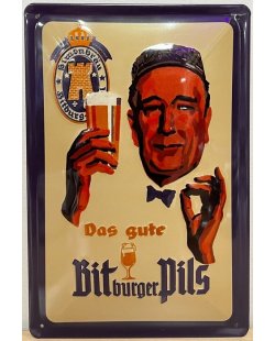 Bitburger reclamebord