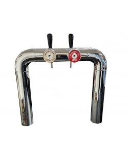 Showroommodel: Tapzuil Rainbow 2 kraans chrome met 69mm lenzen