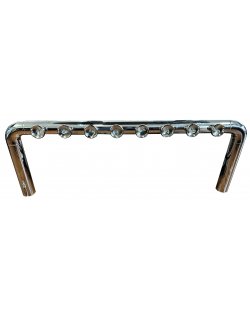 Showroommodel: Tapzuil Rainbow 8 kraans chrome met 69mm lenzen