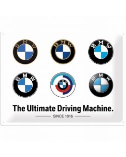 BMW The ultimate driving machine reclamebord