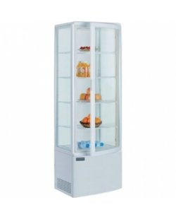 Polar koelvitrine met gebogen glasdeur groot