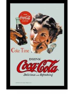 Coca- Cola delicious and refreshing spiegel
