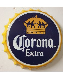 Corona bierdop reclamebord