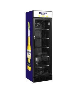 Showroommodel: Corona glasdeurkoelkast 345 liter