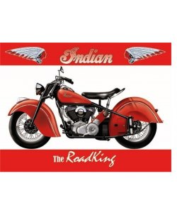 Indian the Roadking reclamebord