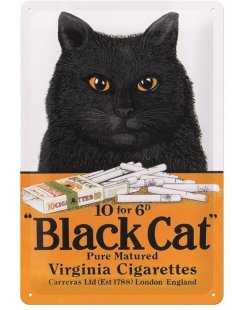 BlackCat reclamebord