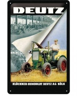 Deutz klöckner reclamebord