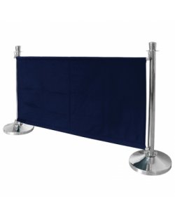 Canvas afzetdoek blauw