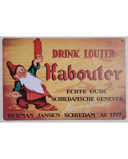 Drink louter kabouter reclamebord