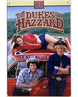 Dukes of Hazzard reclamebord 