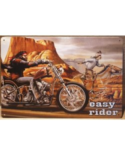 Easy rider reclamebord