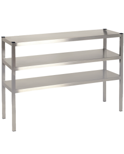 RVS etagere 3 niveau 250 diep