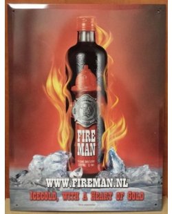 Fire man reclamebord