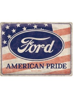 Ford American pride reclamebord