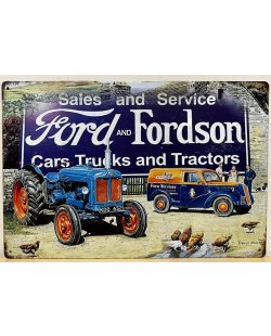 Ford en Fordson reclamebord