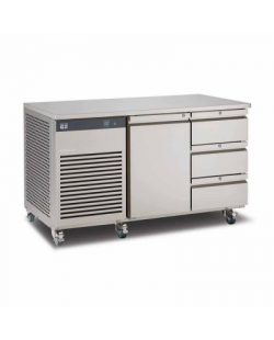 Foster EcoPro G2 1/2 koelwerkbank met 1 deur en 3 lades 