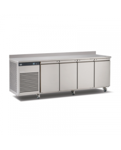 Foster EcoPro G2 1/4 koelwerkbank met 100 mm spatrand 4-deurs 