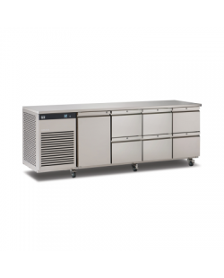 Foster EcoPro G2 koelwerkbank met 1 deur en 6 lades 