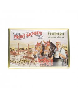 Freiberger bier prost sachsen reclamebord