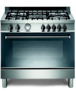 Gasfornuis, 5 branders + elektr. Grill 