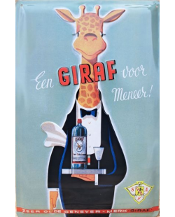 Een Giraf reclamebord