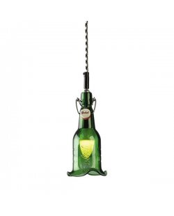 Grolsch hanglamp groene beugelfles