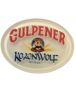 Occasion - Ovale taplens Gulpener korenwolf plat 