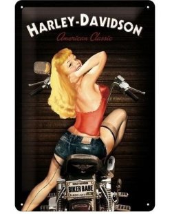 Harley-Davidson american classic reclamebord