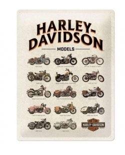 Harley-davidson reclamebord models